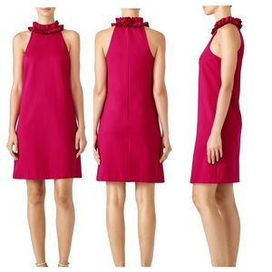Trina Turk Ruffle Neck Dress